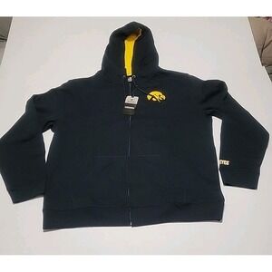 Top Of The World Iowa Hawkeyes Full Zip Hoodie Jacket XL NWT NCAA College